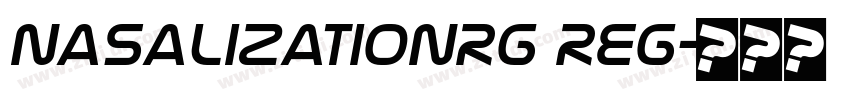 NasalizationRg Reg字体转换